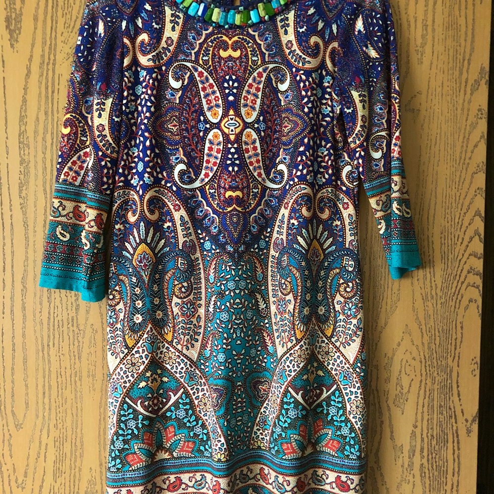 London Times Petite Size 8 dress - paisley!